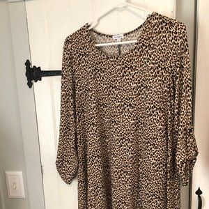 Fun Cheetah print a-line dress